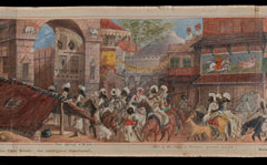 Arrival of Major General Roberts' Force at Bundi in Rajputana, Indian Mutiny, March 1858