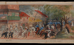 Arrival of Major General Roberts' Force at Bundi in Rajputana, Indian Mutiny, March 1858