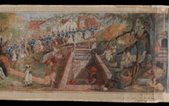 Arrival of Major General Roberts' Force at Bundi in Rajputana, Indian Mutiny, March 1858
