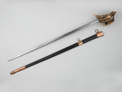 Basket hilted broadsword, Captain Colin Campbell Mackay of Bighouse, 1805 (c)