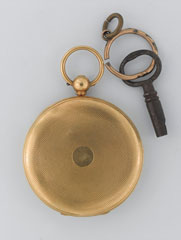 Gold pocket watch carried by Lieutenant Thomas Hare, Bengal Artillery, at Delhi, 1857