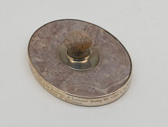 Paperweight found in the Residency room in which Major-General Sir Henry Lawrence was wounded, 1857 (c)
