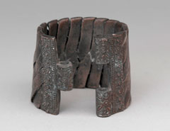 Steel jointed wristlet, Zulu War, 1879