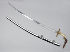 Staff Officer's sword used by Surgeon General James Cleghorn, Indian Medical Service, 1895 (c)