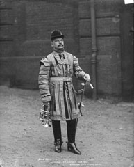 Bandsman of the 2nd Life Guards, glass negative, 1895 (c)