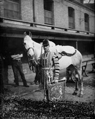 Trumpeter, 2nd Life Guards, glass negative, 1895 (c)
