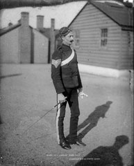 Sergeant, 17th Lancers, glass negative, 1895 (c)