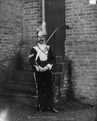 Band Sergeant, 17th Lancers, glass negative, 1895 (c)