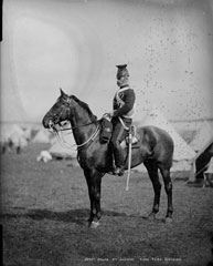 Sergeant Major, 5th (Royal Irish) Lancers, glass negative, 1895 (c)