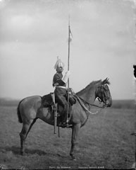 Corporal, 6th (Inniskilling) Dragoons, glass negative, 1895 (c)