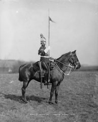 Corporal, 7th (Princess Royal's) Dragoon Guards, glass negative, 1895 (c)