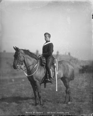 Private, 4th (Queen's Own) Hussars, glass negative, 1895 (c)
