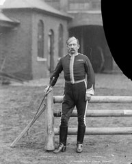 Riding Master, 17th (Duke of Cambridge's Own) Lancers, glass negative, 1895 (c)