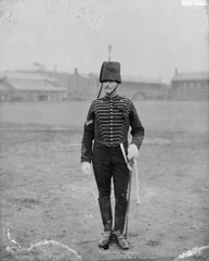 Corporal, Royal Horse Artillery, glass negative, 1895 (c)