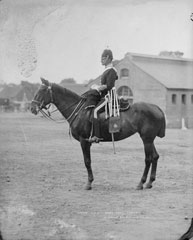 Captain, Army Service Corps, glass negative, 1895 (c)