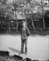 Sergeant, Army Service Corps, glass negative, 1895 (c)