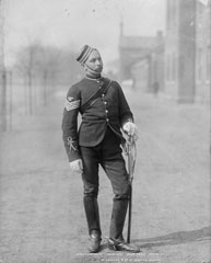 Sergeant Major, Staffordshire Yeomanry, Glass Negative, 1893 (c)