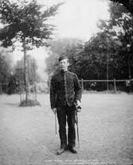 Sergeant Major, Rifle Brigade, glass negative, 1895 (c)
