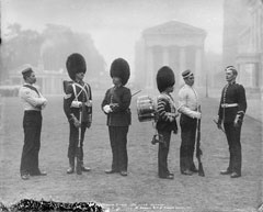 Coldstream Guards, glass negative, 1895 (c)