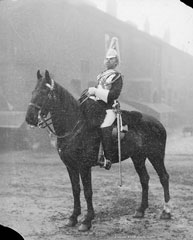 Corporal, 1st Life Guards, glass negative, 1895 (c)