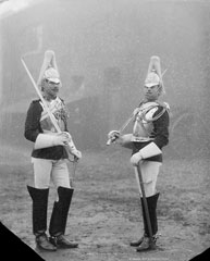 Corporals, 1st Life Guards, glass negative, 1895 (c)