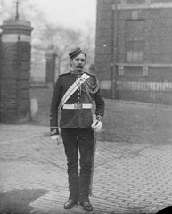 Staff Corporal Farrier, 2nd Life Guards, glass negative, 1895 (c)