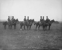 Scouting, 8th (King's Royal Irish Hussars), glass negative, 1895 (c)