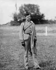 Officer, 7th Middlesex (London Scottish) Volunteer Rifle Corps, glass negative, 1895 (c)