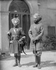 1st (Prince Albert Victor's Own) Regiment of Punjab Cavalry & 1st Contingent Indian Horse, glass negative, 1893