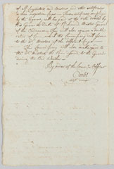 Manuscript General Orders of December 1794 authorising the employment of 'Negroes' on Jamaica