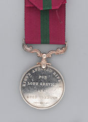 Long Service and Good Conduct Medal, Regimental Sergeant Major Hassan Jabir, The King's African Rifles, 1944