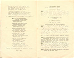 Order of service for the funeral service of the Unknown Warrior, Westminster Abbey, 11 November 1920