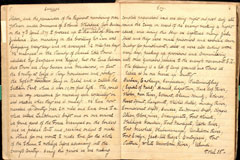 Manuscript diary and notes of Private Matthew M Tuck, 58th (Rutlandshire) Regiment of Foot from the Zulu War (1879) and the Transvaal War (1880-1881)