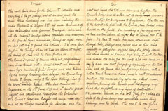 Manuscript diary and notes of Private Matthew M Tuck, 58th (Rutlandshire) Regiment of Foot from the Zulu War (1879) and the Transvaal War (1880-1881)