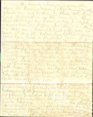 Incomplete letter by Stuart Edward Craig, Loch's Horse, written to an unknown recipient, from Blomfontein, 29 March 1900