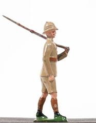 Model soldier, William Britain Limited, British Infantry (Tropical Dress), 1934-1940