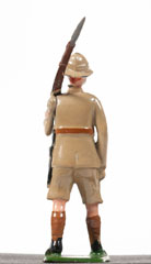 Model soldier, William Britain Limited, British Infantry (Tropical Dress), 1934-1940