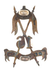 Collar badge, 16th Light Cavalry, 1922-1947