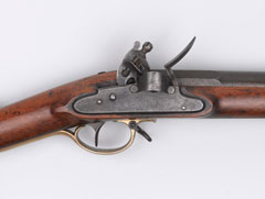 Flintlock rifled carbine made by Henry Nock, 1800 (c)