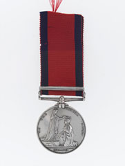 Military General Service Medal 1793-1814, with clasp 'Chateauguay', Private Hyppolite Brisette, Canadian Voltigeurs