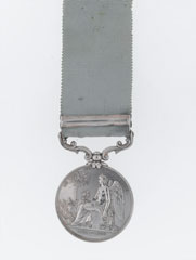 Army of India Medal 1799-1826, with clasp, 'Kirkee and Poona', Jemadar Dawoodjee Israel, 1st Regiment of Bombay Native Infantry, 1799-1826