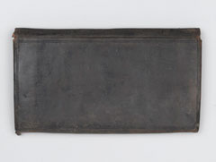 Leather paymaster's wallet used by the Middlesex (Westminster) Militia, 1799