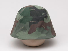 Helmet used by the Kosovo Liberation Army, 1999 (c)