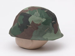 Helmet used by the Kosovo Liberation Army, 1999 (c)