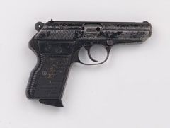 Czech Vz70 7.65 mm self-loading pistol, used by Irish Republican Army, 1978 (c)