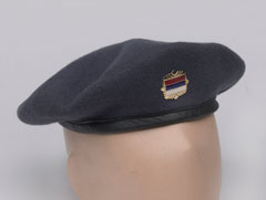 Grey Yugoslavian police beret, 1999