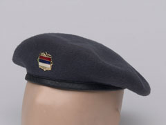 Grey Yugoslavian police beret, 1999