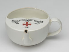 British military hospital invalid's feeding cup, 1899