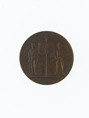 Souvenir token commemorating the unity of Great Britain and the Commonwealth of Australia, Boer War, 1901 (c)