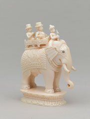 White queen, chess piece, India, 1820 (c)